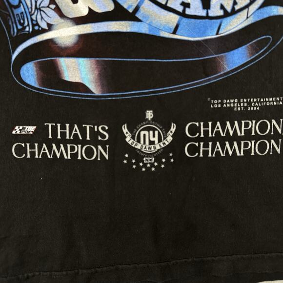 Kendrick Lamar Shirt Men’s Large Championship Tour Ring Rap TDE Hip Hop‎ - Picture 7 of 16